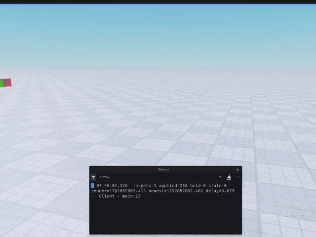 Nerp smoothing a streamed CF